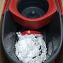 O-Cedar EasyWring Microfiber Spin Mop, Bucket Floor Cleaning System, Red, Gray, Standard