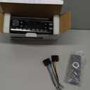 Single Din Bluetooth Multimedia Car Stereo Radio MP3 Player,USB/TF/AUX-in,FM,LCD Display,64GB SD Card,Handsfree,Quick Charge,LED Colors&Clock Display