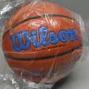Wilson Evolution Indoor Game Basketball Size 7 29.5 Royal Blue Accents