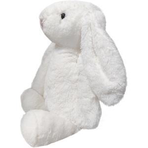White Bunny Stuffed Animalt - Adorable Plush Companion for Cuddles & Playtime. Soft & Huggable with Lifelike Features. Ideal Gift for Kids (White 15.8")