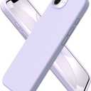 ORNARTO Compatible with iPhone 17e Case and for iPhone 16e Case 6.1", Liquid Silicone 3 Layers Full Covered Soft Gel Rubber Shockproof Cover, Protective Phone Cases for 16e & 17e-Pastel Lilac