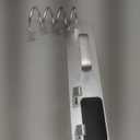 Tindbea Hair Dryer Holder Curling Iron Holder Flat Iron, Blow Dryer Holder Wall Mount, 3 in 1 Bathroom Hair Tool Organizer Rack for Universal Dryer, Silver Color