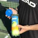 Penn Tribute Tennis Balls (1 Can, 3 Balls, Optic Yellow)