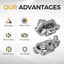 PAROD 18B5263 18B5262 Rear Disc Brake Caliper with Bracket Fit for 2011-2019 Ford Explorer, 2010-2014 Flex, 2013-2019 Taurus, 2010-2014 Lincoln MKT Left&Right