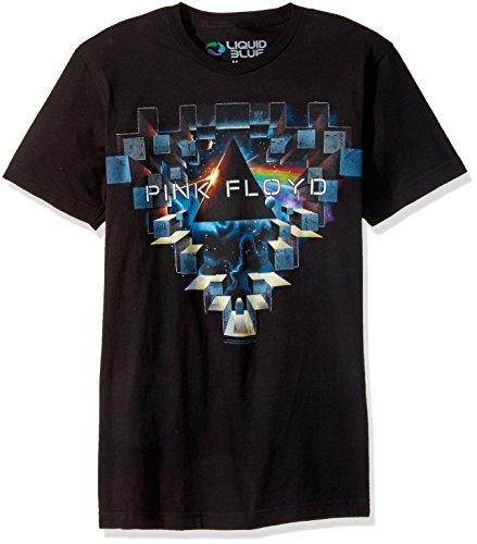 Liquid Blue mens Pink Floyd Space Window Short Sleeve T-shirt T Shirt, Black, XX-Large US