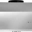 COSMO COS-36IRHP 36 in. Lumin Collection 380 CFM Ducted Insert Range Hood, Button Controls, LED Lights, Stainless Steel