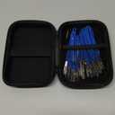 Kikerike Terminal Removal Tool Kit 41 Pcs Depinning Tool Electrical Connector Pin Removal Tool Kit Pin Extractor Tool Set Wire Terminal Release Tool for Automotive Car Household Devices - Blue