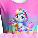 LQSZ Girls Tulle Dresses Princess Flutter Sleeve Tutu Dress for Toddler Girl 3-12 Years (Pink)