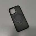 TORRAS Ostand Magnetic for iPhone 17 Case, Fit for MagSafe, 4X Military Drop Protection, Camera Control, Slim Phone Case for iPhone 17 with Kickstand, Soft Edge, Translucent Matte Cover 6.3", Black