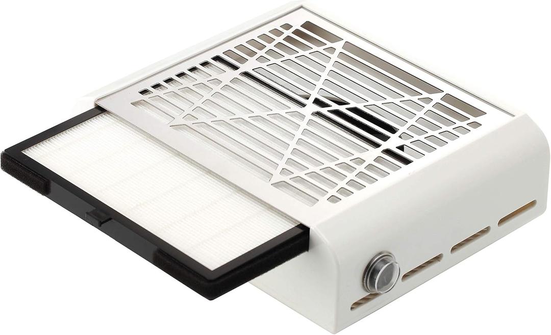 Miss Sweet Electric Nail dust Collector for Manicure (Sweet White)