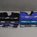 Hanes Moves Underwear, Anti-Chafe Boxer Briefs for Boys, 6-Pack (Medium, Black/Blue- Long Leg)