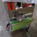 PYY 800W Electric Sugarcane Juicer Machine - 660lbs/hr 28 RPM High Output Sugar cane Juicer, 3-Rollers Stainless Steel Sugarcane Machine Extractor with Wheels for Home & Commercial