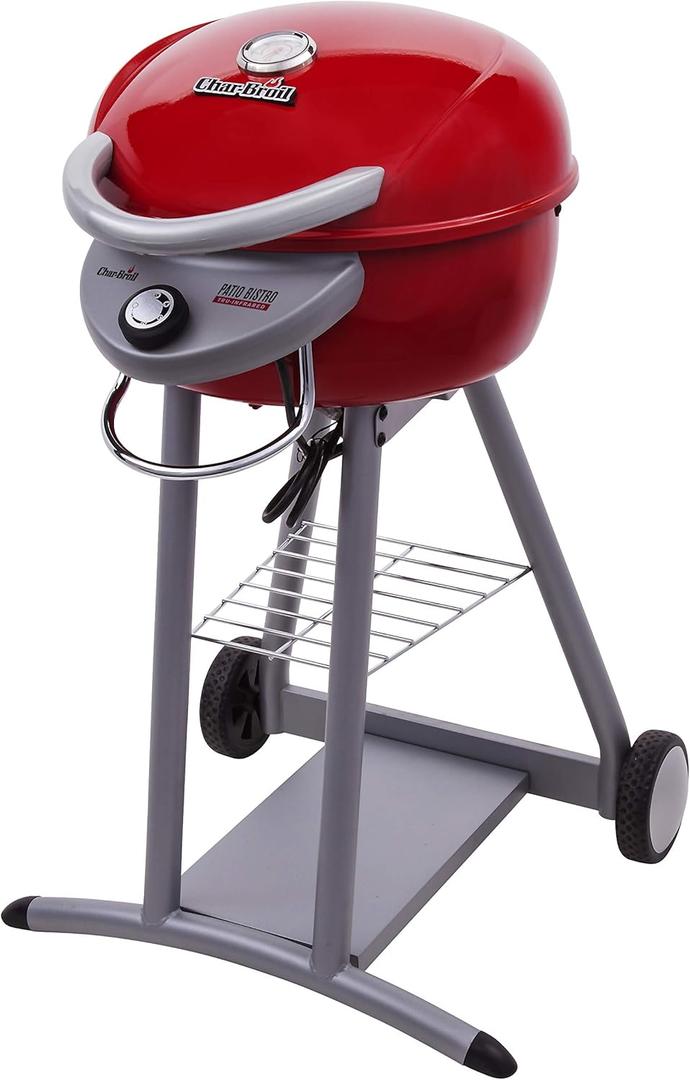 Char-Broil Patio Bistro TRU-Infrared Electric Grill, Red  20602109