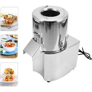 Electric Vegetable Meat Chopper, Commercial Food Processor Professional Meat Grinder 110V 550W 120Kg/H Fully Stainless-Steel Body Carbon Steel Blades