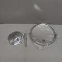 Deco Brothers Makeup Mirrors with Stand, 8 Inch Double Sided with 7X Magnification, Nickel