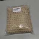 Waffle Bath Mat Rug, 18" x 25" Super Absorbent Non Slip Bath Mats for Bathroom Floor, Ultra Soft Bathmat Machine Washable Bathroom Rugs with Tassels, Brown