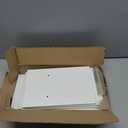 Desktop Shelf Organizer - Adjustable Wood Desktop Bookshelf, Table Top Shelves, Desk Book Organizer for Office Supplies and Home Dcor (White)