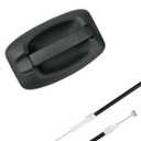 Sliding Door Handle with Cable 5RK14JXWAB Fits for Ram Promaster 1500 2500 3500 2014 2015 2016 2017 2018，Right Passenger Side Door