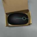 VssoPlor Wireless Mouse, 2.4G Slim Portable Computer Laptop Mouse with Nano Receiver Quiet Silent Optical Mice for Notebook, PC, Laptop, Computer-Black and Green