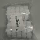 1000pcs Loop Side Adhesive Tapes Sticky Back Dots, 3/4" Diameter, White