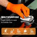 General Medi Nitrile Industrial Gloves with Raised Diamond Texture, 100 Count Thick (XL)