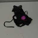 Avidlove Women Deep V Lingerie Lace Teddy One Piece Babydoll Mini Bodysuit (Large, Black Star)