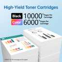 T522 522 Ink High Capacity 522 Ink Refill 5 Bottles Compatible for Ecotank ET-2800 ET-2400 ET-2803 ET-2720 ET-4700 ET-4810 ET-4800 2BK,1C,1M,1Y-5pk