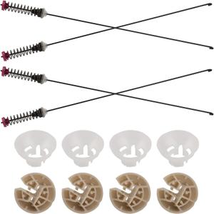 W11130356 Washer Suspension Rod Kit Compatible with Whirlpool Maytag Kenmore Washing Machines Replaces W10594084 W10901058 W10821706 W10735787, 4 Pack