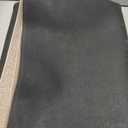 Color&Geometry Ultra-Thin Indoor Door Mat Entrance,48"x72"Light Brown Linen