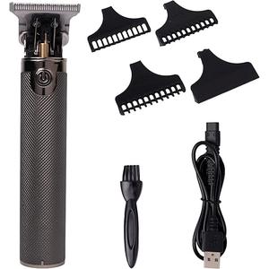 Red by Kiss Hair Trimmer for Men Precision Blade Cordless Trimmer Mens Grooming Kit (Cool Gray)
