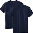 Comfort Colors Adult Heavyweight Short Sleeve Tee, Style G1717/G1745, Multipack (X-Large, True Navy (2-pack))