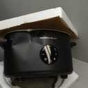 Hamilton Beach 6 Quart Set & Forget Programmable Slow Cooker with Defrost Function, Flexible Programming, Adjustable Countdown Timer, Large Dishwasher Safe Stoneware Crock and Glass Lid, Black (33765)