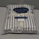 MooMee Striped Duvet Cover Set 100% Washed Cotton Linen Like Textured Breathable Durable Soft Comfy (Heathered Green Classic Stripes, Queen 90"x90")