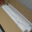 Small Elevated Wooden Dog Bed Frame with Cushion, Raised Dog Couch Sofa 27x 21 Up to 40lbs