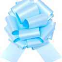 12" Large Sky Blue Gift Bow,1pcs Glitter Big Gift Bow Big Bow for Bike Bow for Present Bow for Large appliances,Bikes,Table Decorations and Party Events Decoration (Sky Blue)