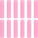 uxcell 16pcs Silicone Straw Tips, Metal Straw Covers, Soft Reusable Straws Tips Fit for 6mm/0.24" OD Stainless Steel Straws (Pink, 42mm Long）