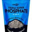 TRIPLE SUPER PHOSPHATE FERTILIZER 0-46-0 | phosphorus fertilizer for gardens, lawns, indoor and outdoor plants | ROCK PHOSPHATE PLANT FOOD FERTILIZER FOR ORCHIDS, WISTERIA, CACTUS AND ALL OTHER PLANTS (5 Pounds)