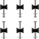 6 Pack 8mm x 94mm Steel Trampoline Screws - Long Screw Replacement Parts and Accessories to Enhance Stability