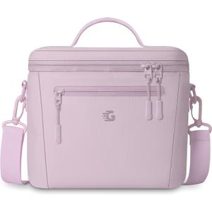 Insulated Lunch Box Bag Women Girls - Waterproof Leakproof Lightweight Reusable Cooler for School Work Picnic - Back to School (Small 8L, Purple)