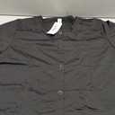 Post Mastectomy Shirt with Drain Pockets Breast Cancer Tummy Tuck Recovery Half Sleeves Top, L