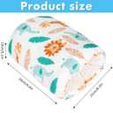 Baby Feeding Arm Pillow,Soft Cotton Bottle Nursing Arm Pillows for Newborn,Breastfeeding Pillows for More Support for Mom and Baby,Portable and Washable,Ergonomic Nursing Essentials(White Animals)