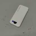 Portable Phone Charger, 10000mAh PD20W Fast Charging Power Bank with Built-in Cables & Wall Plug, External Battery Bank with LED Display, Travel Essential Battery Pack for iPhone, iPad, Samsung White