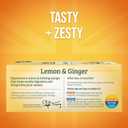 Twinings Lemon & Ginger Herbal Tea Individually Wrapped Bags, 100 Count (Pack of 1), Tangy Lemon, Spicy Ginger, Naturally Caffeine-Free, Enjoy Hot or Iced, 100 Teabags (EXP 12/15/26)