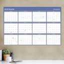 AT-A-GLANCE 2026 Wall Calendar, Dry Erase Wall Planner, Monthly, 48" x 32", Extra Large, Vertical/Horizontal, Reversible, 12-Month, Blue (A1152-26)