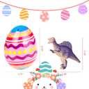 Tinabless Prefilled Easter Eggs with Dinosaur Toys, 12 Pack Easter Eggs for Kids, Easter Basket Stuffers, Egg Hunt Party Favors, Classroom Prizes for Boys and Girls