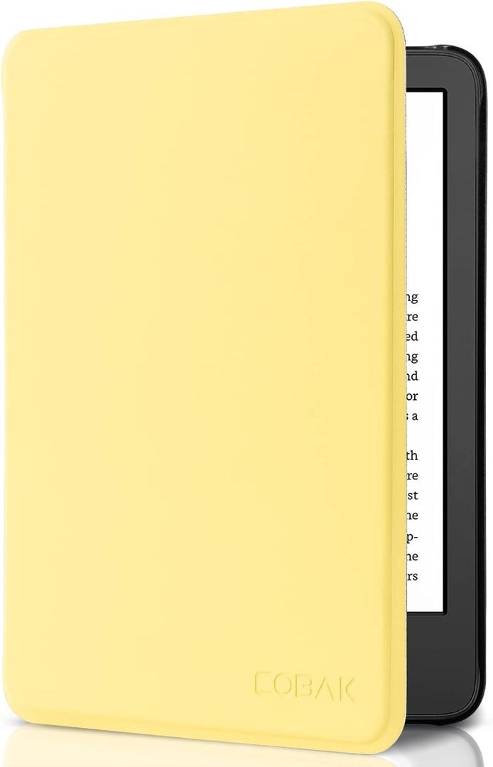 CoBak Case for All New 6 Inch E-Reader 2024 and 2022 (11 Generation) - PU Leather Smart Cover, Auto Sleep and Wake, Premium Protective Case for Kindle, Boox, Kobo