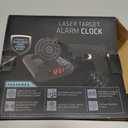 EC VISION Lock N' Load Gun Alarm Clock Target Alarm Clock Creative Clock Black