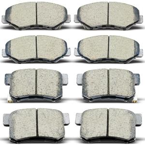 D914 D1086 Front Rear Ceramic Brake Pads Set Compatible with For 2005-2006 Honda CR-V All Models, For 2012-2016 Honda CR-V FWD Models