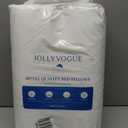 JOLLYVOGUE King Size Pillows Set of 2, Hotel Collection Bed Pillows for Side, Back, and Stomach Sleepers, Fluffy and Supportive, Down Alternative Microfiber Filled Pillows, 2 Pack