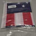 Freefy American Flag Pole Sleeve 2.5x4 Ft Banner Style-Embroidered Stars, Sewn Stripes, UV Protected, Heavy Duty Durable Nylon USA US Outdoor Indoor Flags (Pole NOT Included)